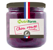 Chou rouge lacto-fermenté BIO | 380g