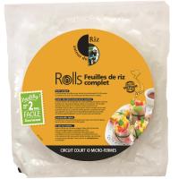 Feuilles de riz complet 28cm BIO | 150g
