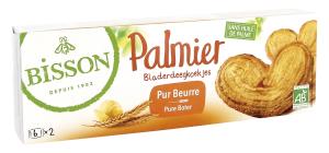 Palmier pur beurre BIO | 6x2 sachets | 100g