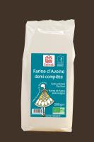 Farine d'avoine demi-complète BIO | 500g