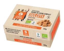 Petits cubes de sucre de canne complet Dulcita BIO | 500g