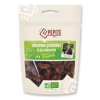 Amandes pralinées à la cannelle BIO | 125g