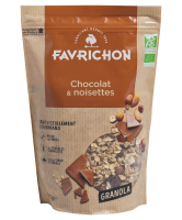 Granola céréales complètes, chocolat et noisettes BIO | 375g