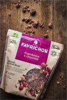 Muesli croustillant chocolat framboise BIO | céréales, pépites de chocolat, framboise | 500g