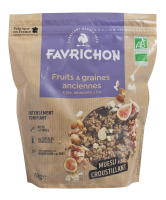 Muesli croustillant fruits et graines anciennes BIO | céréales complètes | 450g