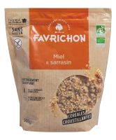 Muesli croustillant miel et sarrasin BIO | céréales complètes, sarrasin, miel | 500g