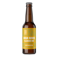 Bière blanche 4.5% Hefeweizen Deux Rives BIO | 33cl