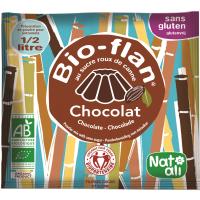 Bioflan sucré chocolat au sucre roux de canne BIO | 2 sachets | 37g