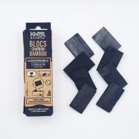 Bloc de charbon de bambou pour purifier l'eau et l'air | 8 pièces