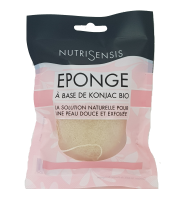 Eponge à base de  konjac bio pour le visage | 1 pièce 
