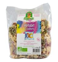 Pâtes enfant Alphabet 3 couleurs BIO | 500g