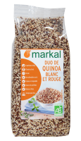 Duo de quinoa rouge et quinoa blanc BIO | 500g
