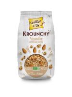 Krounchy amande avoine BIO | flocons d'avoine et sans gluten | 500g