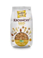 Krounchy granola miel noix de pécan BIO | céréales complètes au miel, noix de pécan | 500g