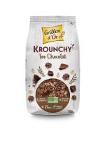 Krounchy chocolat BIO | céréales complètes et morceaux de chocolat noir | 500g
