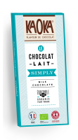 Tablette de chocolat au lait Simply Milk 32 BIO | 80g