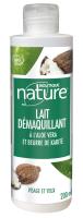 Lait démaquillant hydratant à l'aloe vera | flacon 200ml