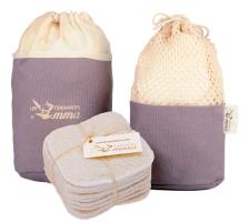 Recharges carrés démaquillants coton biface | 10 carrés