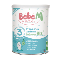 Préparation infantile végétal BIO Bébé M | 3ème âge | 12/36 mois  | 800g