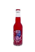 KEF Hibiscus 0 sucre BIO | infusé aux feuilles de Stevia bio et françaises | hibiscus, timut  | 33cl