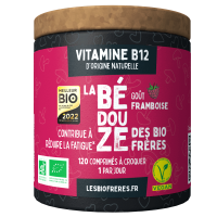 Bédouze, Vitamine B12 Framboise | 120 comprimés à croquer