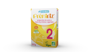 Lait végétal de riz en poudre Premiriz BIO | 2ème âge | 6/12 mois | 600g