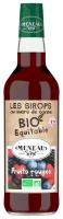 Sirop de fruits rouges au sucre de canne équitable BIO | 50cl