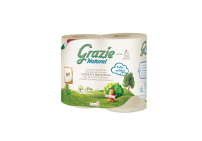 Essuie-tout compact 2=4 | 2 rouleaux 